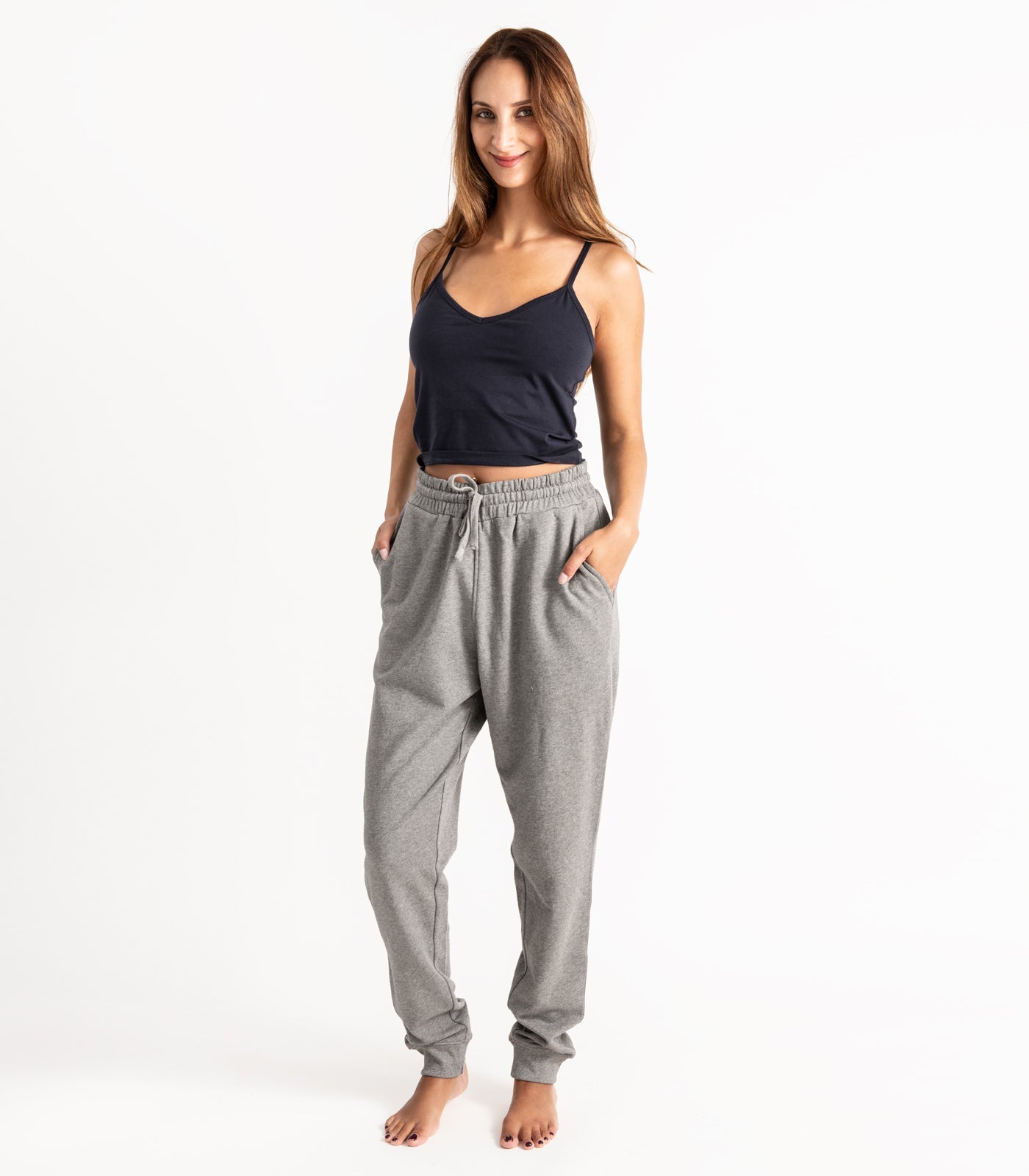 Bhumi Organic Cotton - Track Pant - New Arrival - Graphite Melange