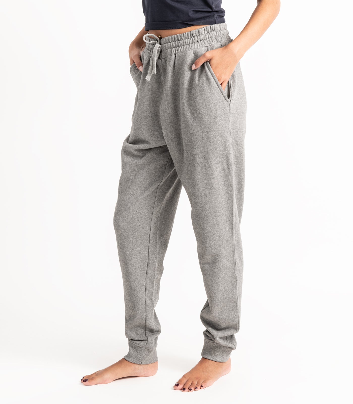 Bhumi Organic Cotton - Track Pant - New Arrival - Graphite Melange