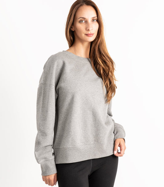 Bhumi Organic Cotton - Sweatshirt - New Arrival - Light Grey Melange