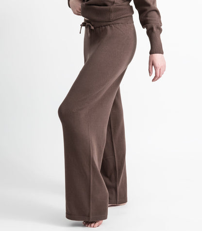 Bhumi Organic Cotton - Fine Knit Pant - Chocolate