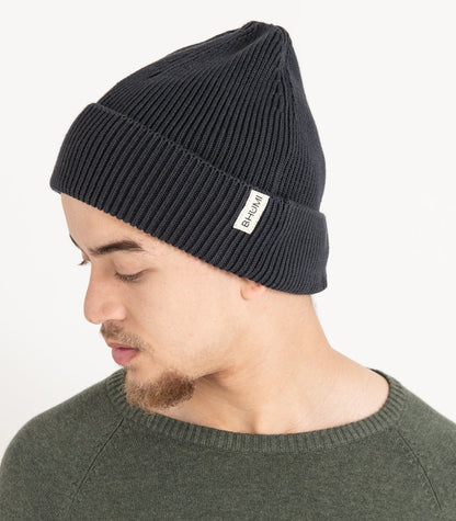 Bhumi Organic Cotton - Knit Beanie - Charcoal