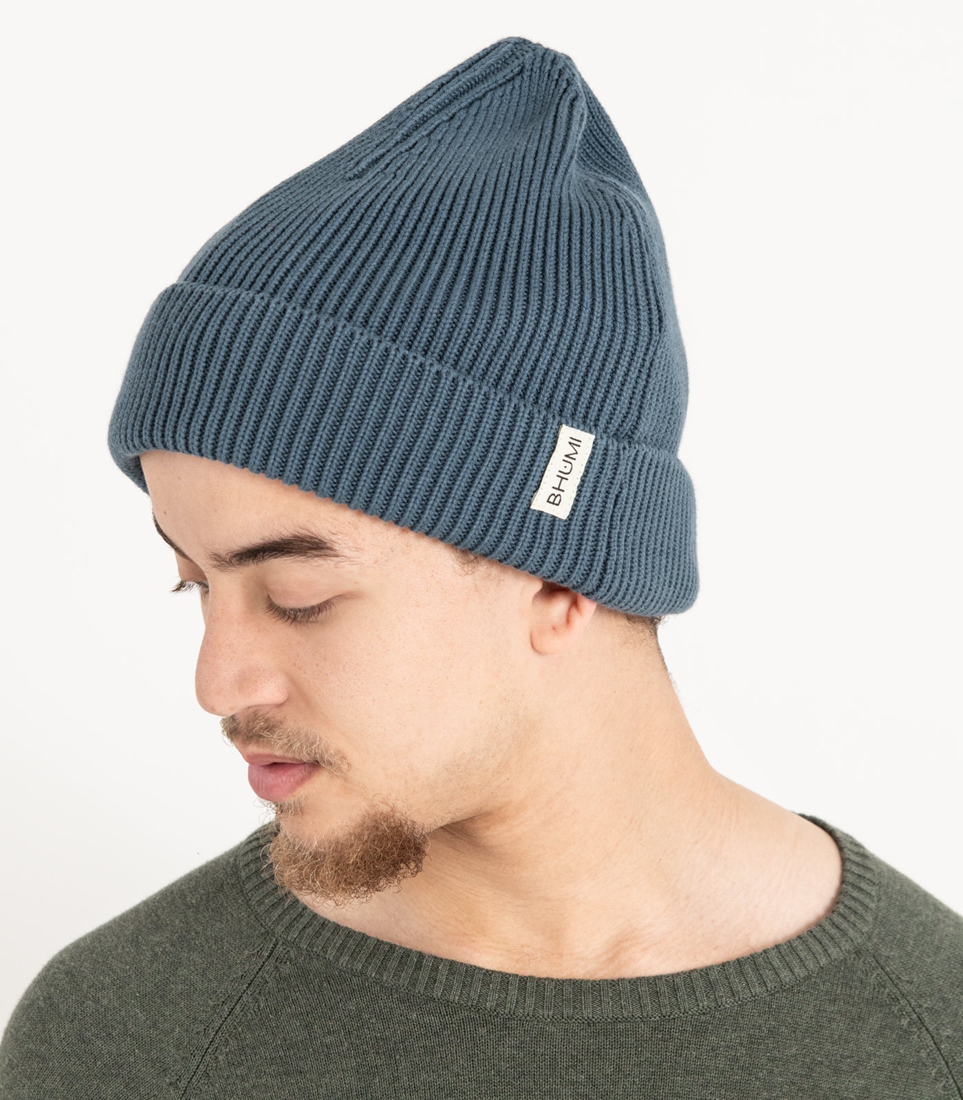 Bhumi Organic Cotton - Knit Beanie - Orion Blue