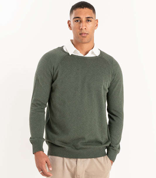Fine Knit Round Neck Sweater