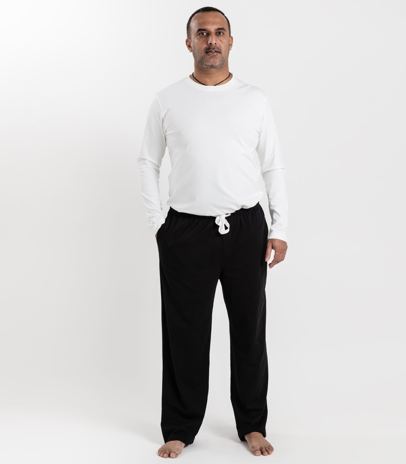 Bhumi Organic Cotton - Men's Jersey PJ Pant - Black