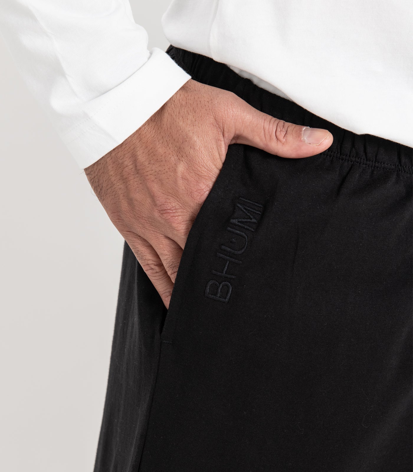 Bhumi Organic Cotton - Men's Jersey PJ Pant - Black