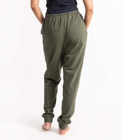 Bhumi Organic Cotton - Track Pant - New Arrival - Green Melange