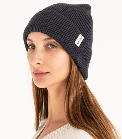Bhumi Organic Cotton - Knit Beanie - Charcoal