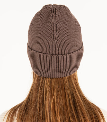 Bhumi Organic Cotton - Knit Beanie - Chocolate