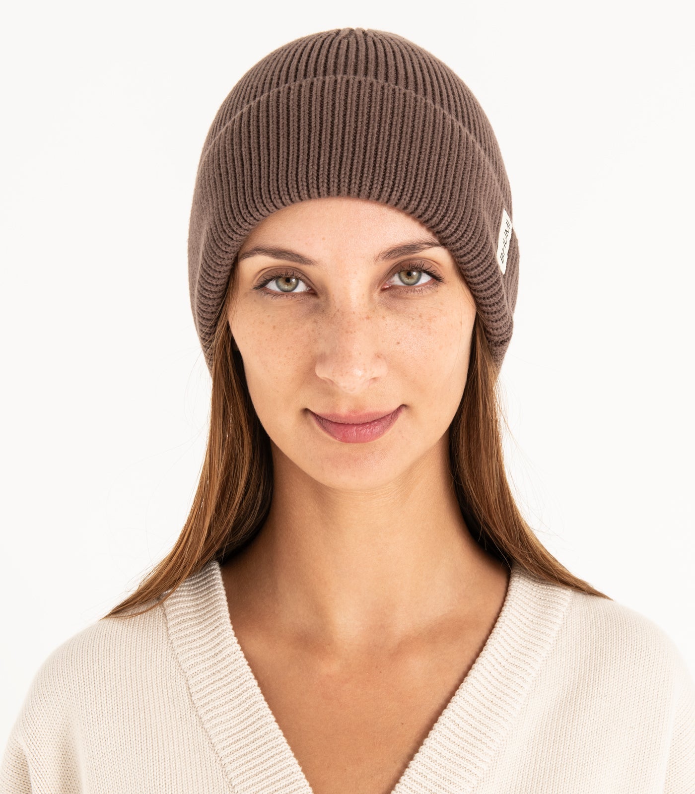 Bhumi Organic Cotton - Knit Beanie - Chocolate