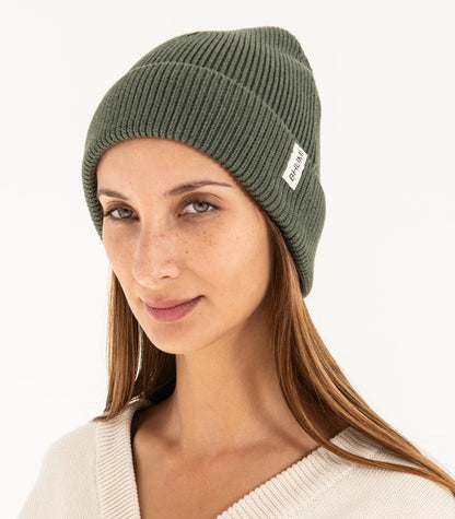 Bhumi Organic Cotton - Knit Beanie - Olive