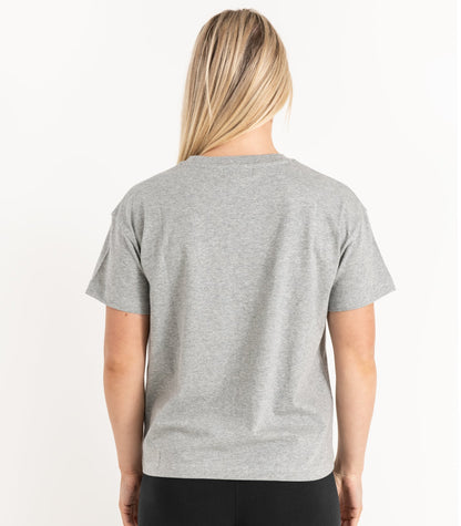 Bhumi Organic Cotton - Oversized Boxy Tee - Grey Melange